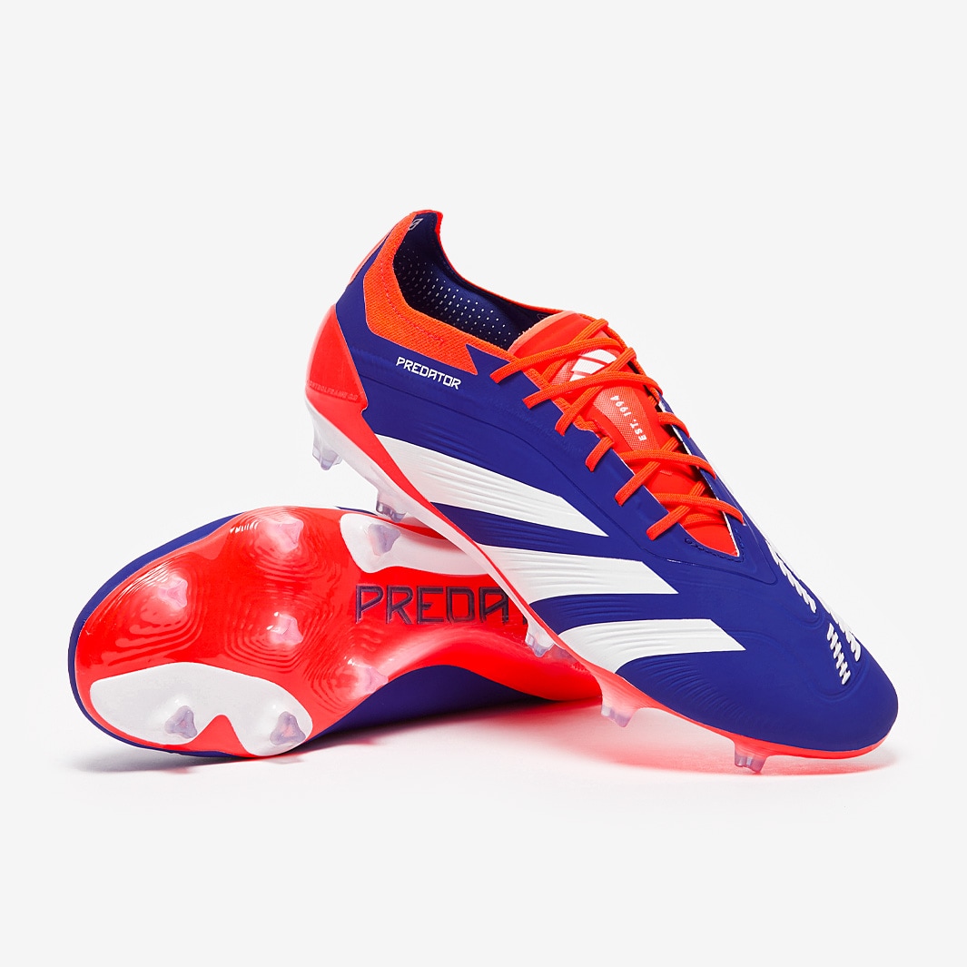 West Ham United Kits Shop – adidas predator elite firm ground – lucid blueftwr whitesolar red – adult boots Football Gear for Fans and Players