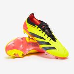 West Ham United Kits Shop – adidas predator elite laced firm ground – team solar yellowcore blacksolar red – adult boots Football Gear for Fans and Players