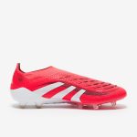 West Ham United Kits Shop – adidas predator elite laceless artificial grass – lucid redwhiteblack – adult boots Football Gear for Fans and Players