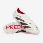 West Ham United Kits Shop – adidas predator elite laceless fg – off whitecore blackpure ruby – adult boots Football Gear for Fans and Players