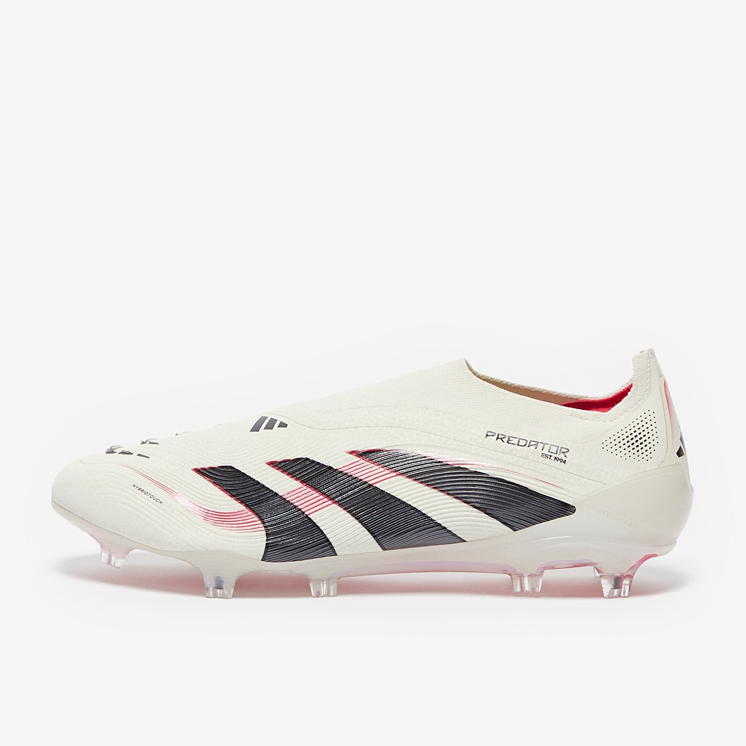 West Ham United Kits Shop – adidas predator elite laceless fg – off whitecore blackpure ruby – adult boots Football Gear for Fans and Players