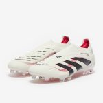 West Ham United Kits Shop – adidas predator elite laceless fg – off whitecore blackpure ruby – adult boots Football Gear for Fans and Players