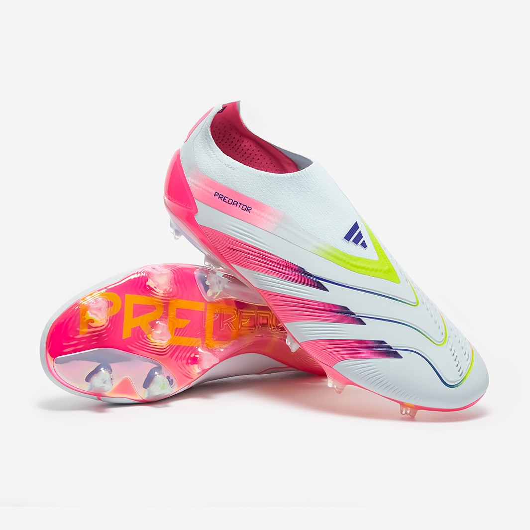 West Ham United Kits Shop – adidas predator elite laceless firm ground – almost bluelucid pindoorksemi solar yellow – adult boots Football Gear for Fans and Players