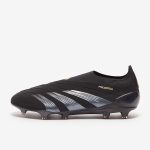 West Ham United Kits Shop – adidas predator elite laceless firm ground – core blackcarbongold met – adult boots Football Gear for Fans and Players