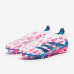 West Ham United Kits Shop – adidas predator elite laceless firm ground – ftwr whitesolar bluesolar pindoork – adult boots Football Gear for Fans and Players