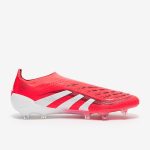 West Ham United Kits Shop – adidas predator elite laceless firm ground – lucid redwhiteblack – adult boots Football Gear for Fans and Players