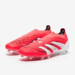 West Ham United Kits Shop – adidas predator elite laceless firm ground – lucid redwhiteblack – adult boots Football Gear for Fans and Players