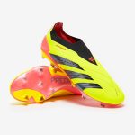 West Ham United Kits Shop – adidas predator elite laceless firm ground – team solar yellowcore blacksolar red – adult boots Football Gear for Fans and Players