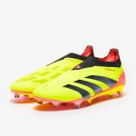 West Ham United Kits Shop – adidas predator elite laceless firm ground – team solar yellowcore blacksolar red – adult boots Football Gear for Fans and Players