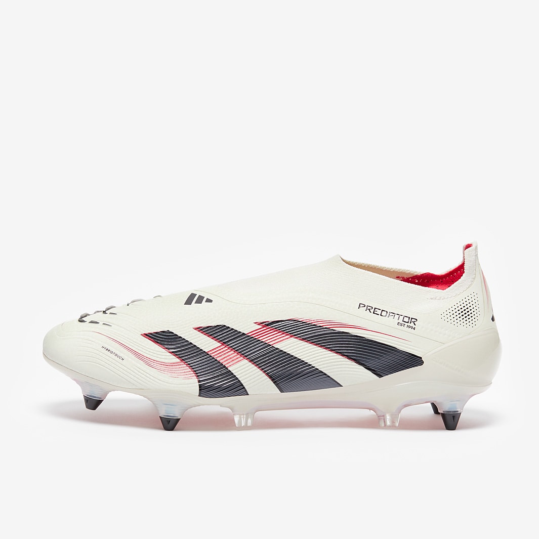 West Ham United Kits Shop – adidas predator elite laceless sg – off whitecore blackpure ruby – adult boots Football Gear for Fans and Players