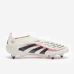 West Ham United Kits Shop – adidas predator elite laceless sg – off whitecore blackpure ruby – adult boots Football Gear for Fans and Players