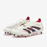 West Ham United Kits Shop – adidas predator elite laceless sg – off whitecore blackpure ruby – adult boots Football Gear for Fans and Players