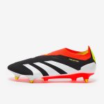 West Ham United Kits Shop – adidas predator elite laceless soft ground – core blackwhitesolar red – adult boots Football Gear for Fans and Players