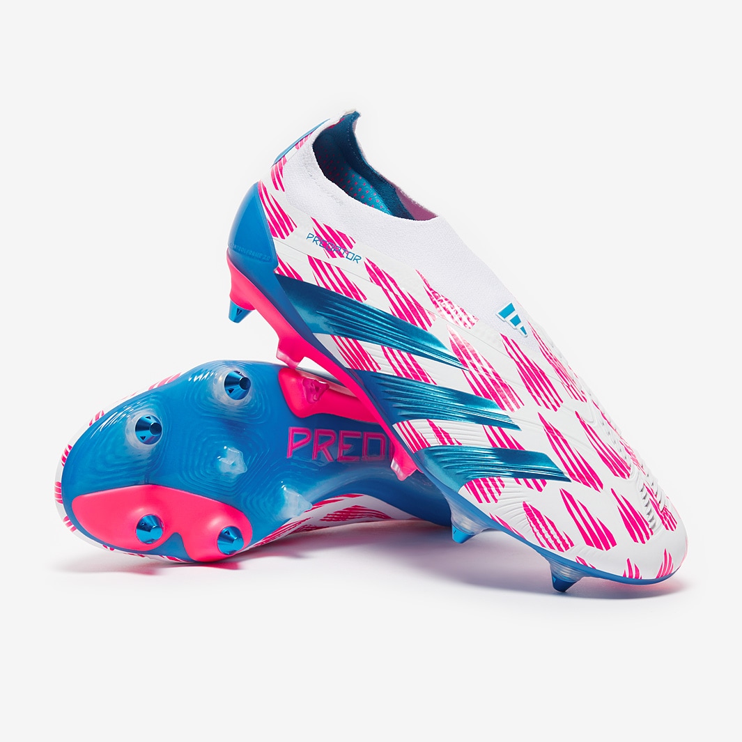 West Ham United Kits Shop – adidas predator elite laceless soft ground – ftwr whitesolar bluesolar pindoork – adult boots Football Gear for Fans and Players