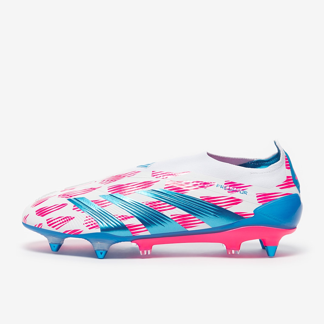 West Ham United Kits Shop – adidas predator elite laceless soft ground – ftwr whitesolar bluesolar pindoork – adult boots Football Gear for Fans and Players