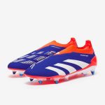 West Ham United Kits Shop – adidas predator elite laceless soft ground – lucid blueftwr whitesolar red – adult boots Football Gear for Fans and Players