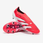 West Ham United Kits Shop – adidas predator elite laceless soft ground – lucid redwhiteblack – adult boots Football Gear for Fans and Players