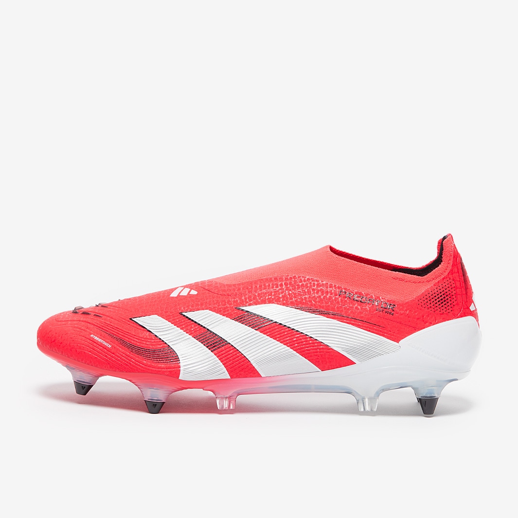 West Ham United Kits Shop – adidas predator elite laceless soft ground – lucid redwhiteblack – adult boots Football Gear for Fans and Players