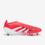 West Ham United Kits Shop – adidas predator elite laceless soft ground – lucid redwhiteblack – adult boots Football Gear for Fans and Players