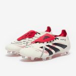 West Ham United Kits Shop – adidas predator elite tongue fg – off whitecore blackpure ruby – adult boots Football Gear for Fans and Players