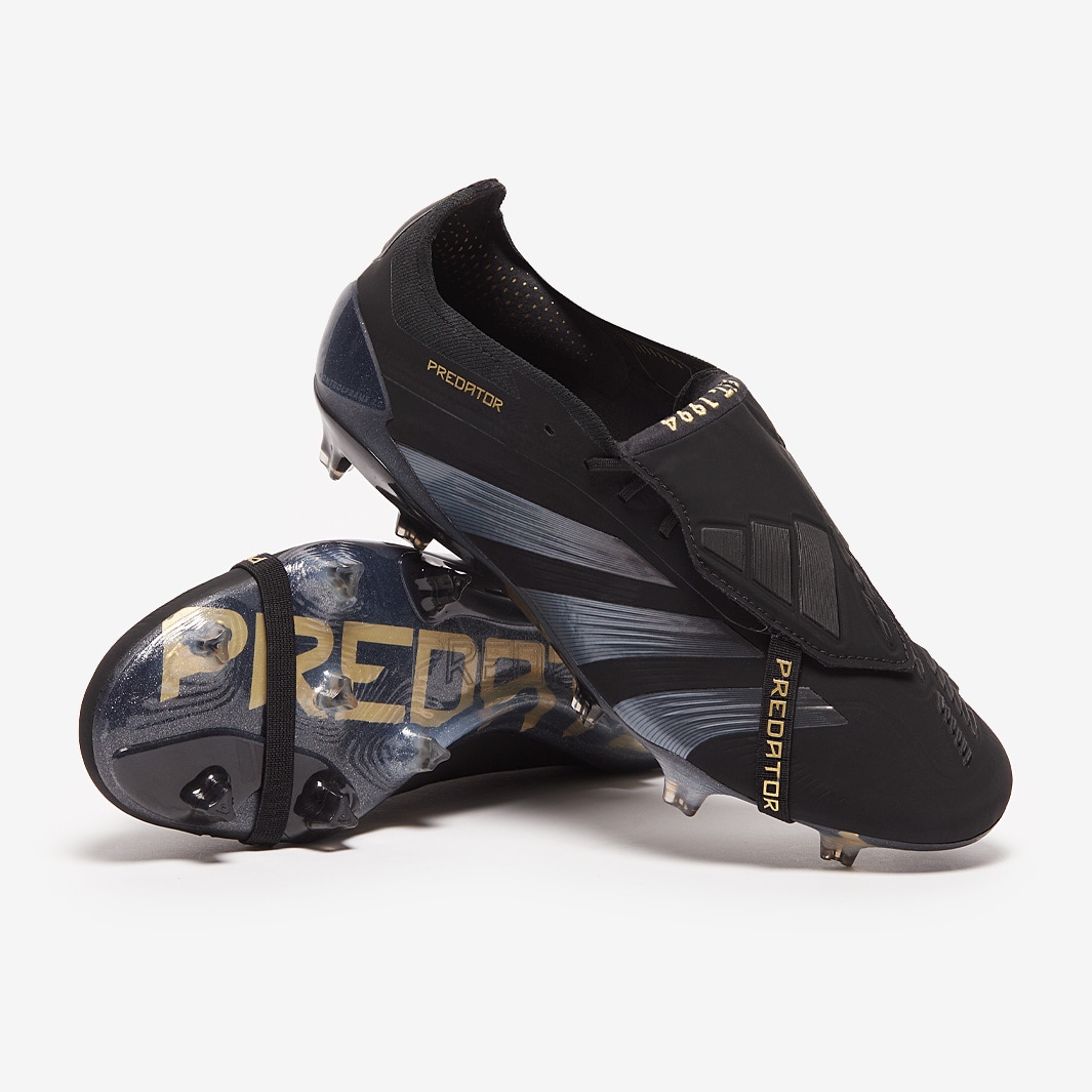 West Ham United Kits Shop – adidas predator elite tongue firm ground – core blackcarbongold met – adult boots Football Gear for Fans and Players