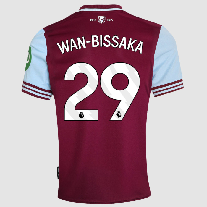 West Ham United Kits Shop – west ham 2425 adults home shirt – 29 – wan-bissaka Football Gear for Fans and Players