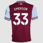 West Ham United Kits Shop – west ham 2425 adults home shirt – 33 – emerson Football Gear for Fans and Players