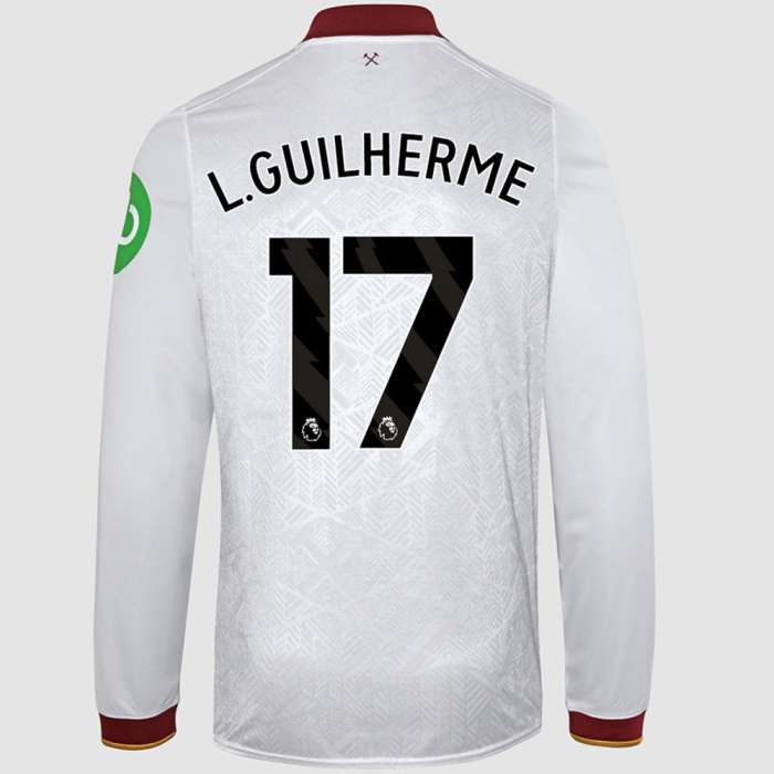 West Ham United Kits Shop – west ham 2425 adults ls 3rd shirt – 17 – l.guilherme Football Gear for Fans and Players