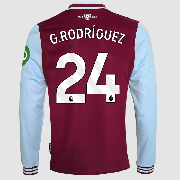 West Ham United Kits Shop – west ham 2425 adults ls home shirt – 24 – rodriguez Football Gear for Fans and Players