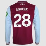 West Ham United Kits Shop – west ham 2425 adults ls home shirt – 28 – soucek Football Gear for Fans and Players