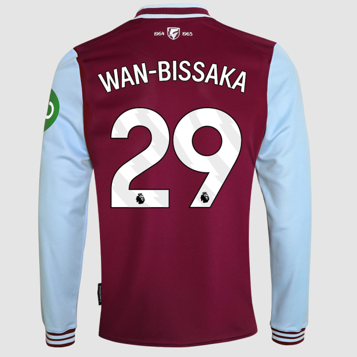 West Ham United Kits Shop – west ham 2425 adults ls home shirt – 29 – wan-bissaka Football Gear for Fans and Players