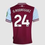 West Ham United Kits Shop – west ham 2425 junior home shirt – 24 – rodriguez Football Gear for Fans and Players