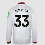 West Ham United Kits Shop – west ham 2425 junior ls 3rd shirt – 33 – emerson Football Gear for Fans and Players