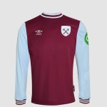 West Ham United Kits Shop – west ham 2425 junior ls home shirt – 18 – ings Football Gear for Fans and Players