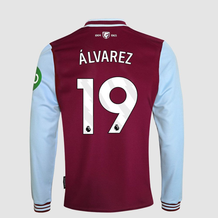 West Ham United Kits Shop – west ham 2425 junior ls home shirt – 19 – alvarez Football Gear for Fans and Players