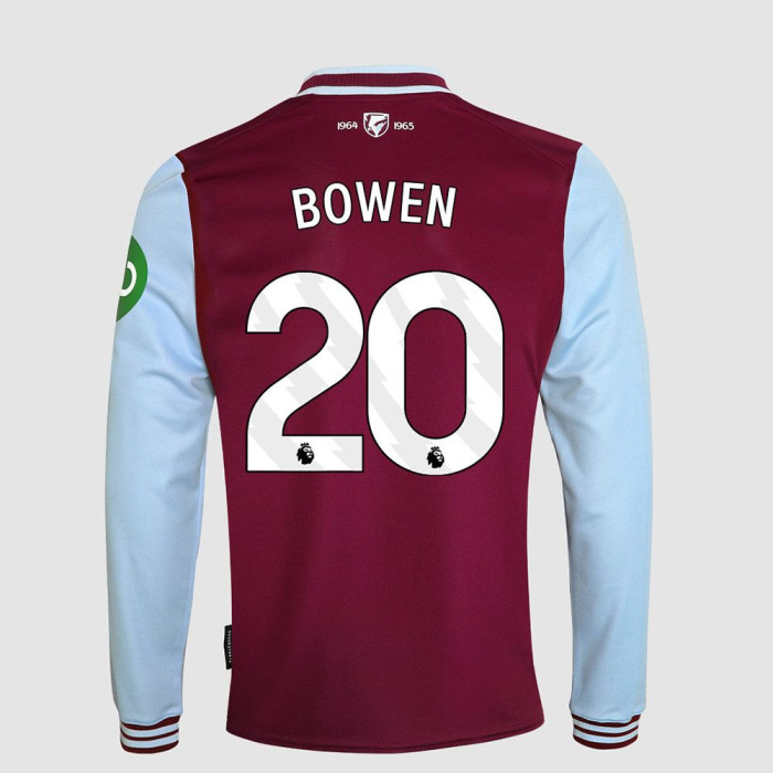 West Ham United Kits Shop – west ham 2425 junior ls home shirt – 20 – bowen Football Gear for Fans and Players