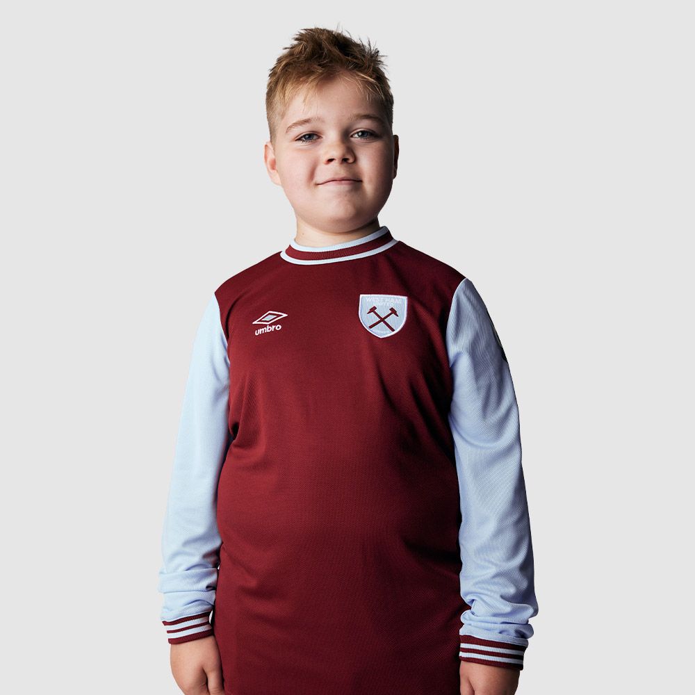 West Ham United Kits Shop – west ham 2425 junior ls home shirt – 20 – bowen Football Gear for Fans and Players