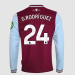 West Ham United Kits Shop – west ham 2425 junior ls home shirt – 24 – rodriguez Football Gear for Fans and Players