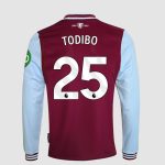 West Ham United Kits Shop – west ham 2425 junior ls home shirt – 25 – todibo Football Gear for Fans and Players