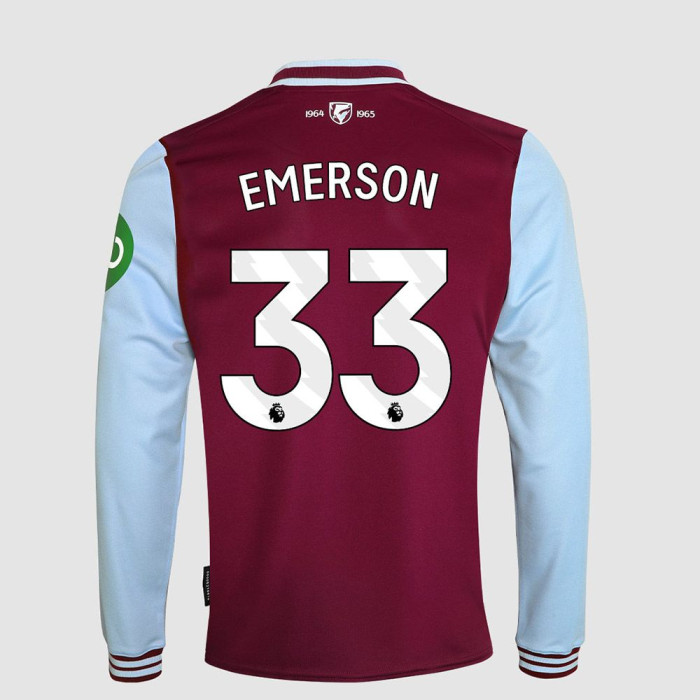 West Ham United Kits Shop – west ham 2425 junior ls home shirt – 33 – emerson Football Gear for Fans and Players