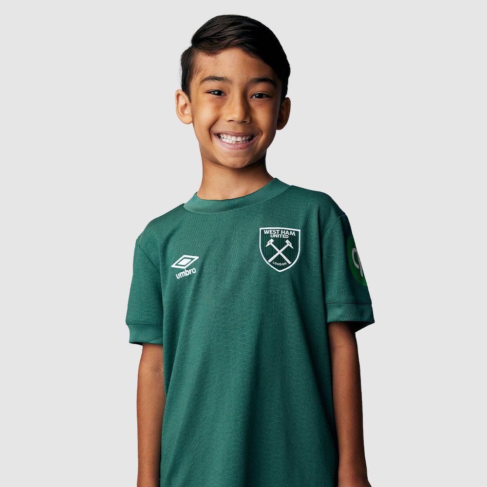 West Ham United Kits Shop – west ham 2425 junior ss home gk shirt – 21 – foderingham Football Gear for Fans and Players