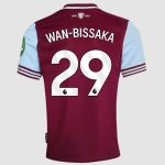 West Ham United Kits Shop – west ham 2425 under 18 home shirt – 29 – wan-bissaka Football Gear for Fans and Players