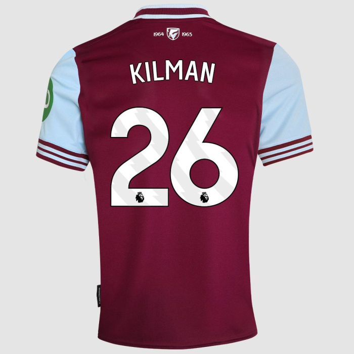 West Ham United Kits Shop – west ham 2425 unsponsored home shirt – 26 – kilman Football Gear for Fans and Players