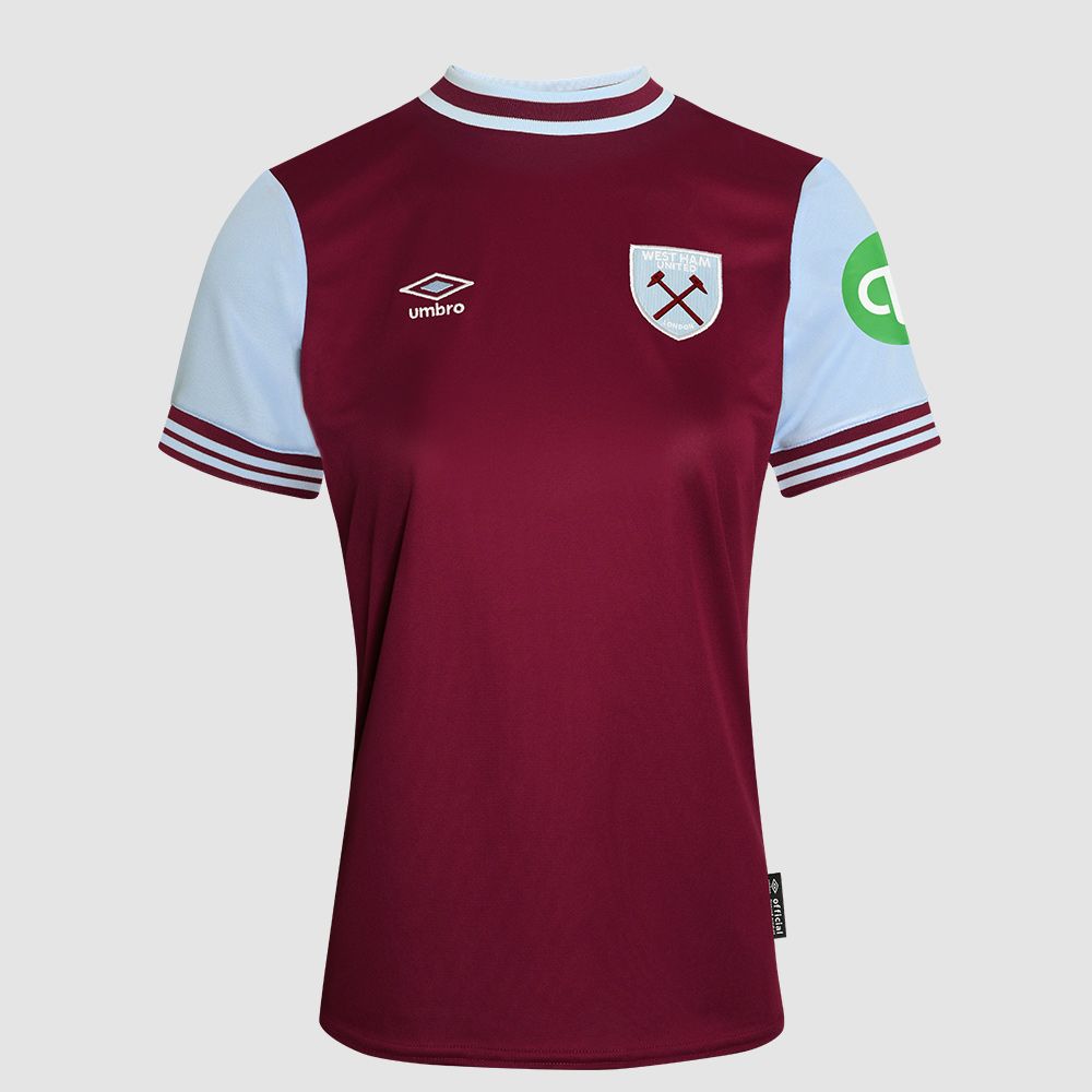 West Ham United Kits Shop – west ham 2425 womens under 18 home shirt – 5 – tysiak Football Gear for Fans and Players