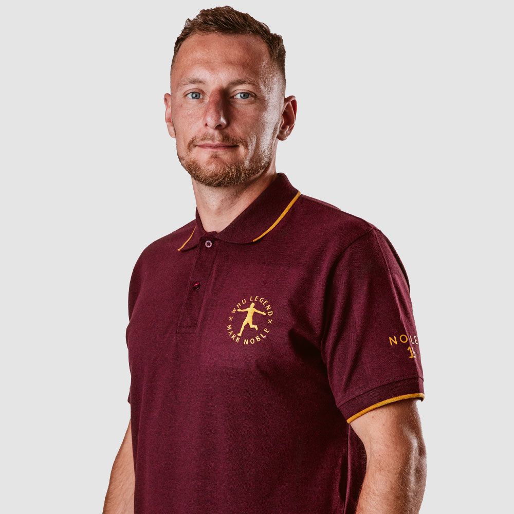 West Ham United Kits Shop – west ham legends noble – polo Football Gear for Fans and Players